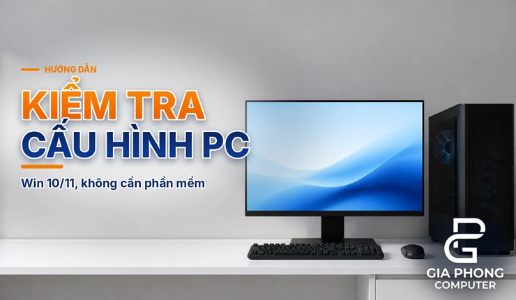 Cách kiểm tra cấu hình máy tính Win 10/11 không cần phần mềm
