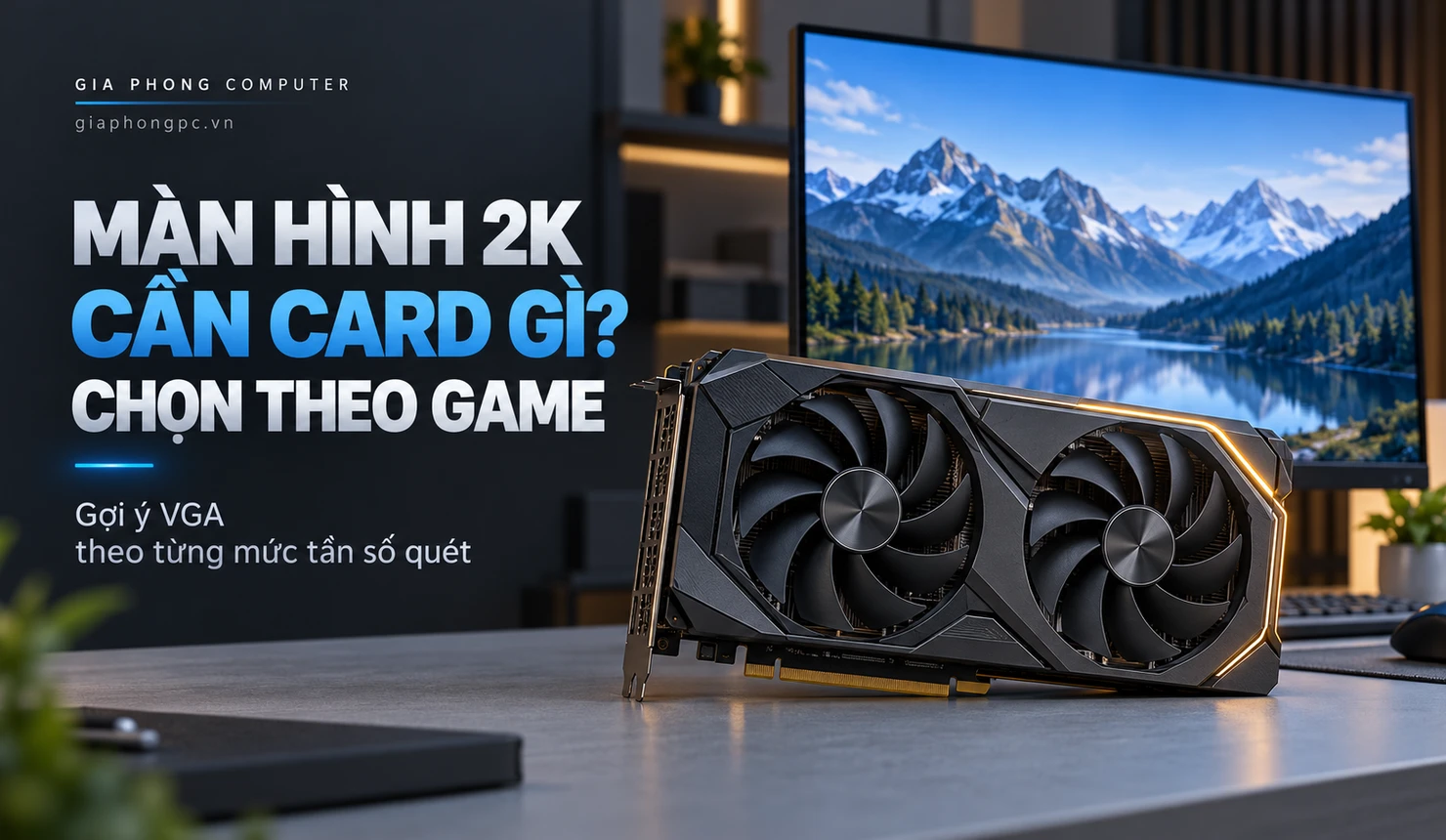 Màn hình 2K cần card gì – tư vấn VGA cho PC chơi game QHD