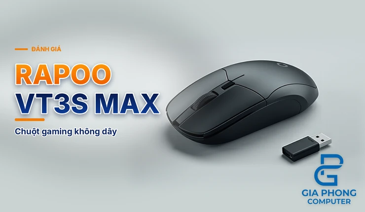 Rapoo VT3S Max có tốt không – đánh giá chuột gaming không dây