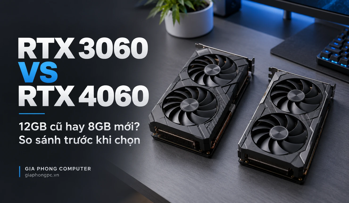 So sánh RTX 3060 vs RTX 4060 cho PC gaming