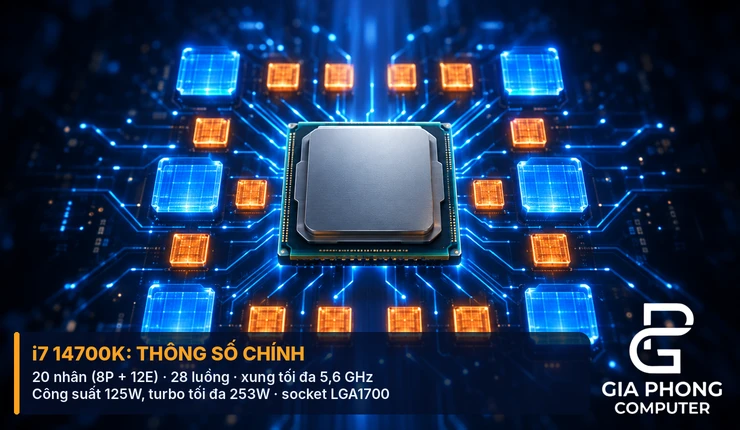 Thông số i7 14700K cần biết trước khi chọn main