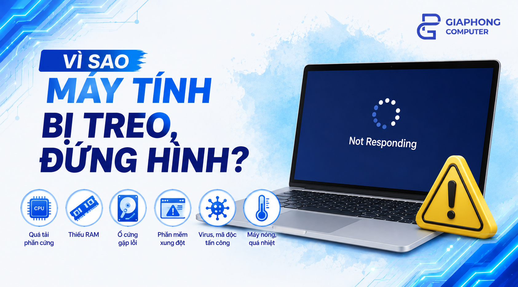 Vì sao máy tính bị treo
