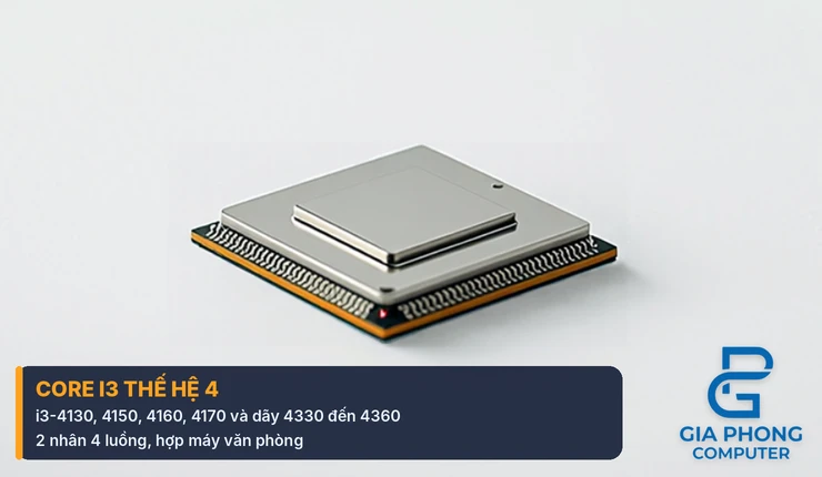 CPU Core i3 thế hệ 4 tương thích main H81