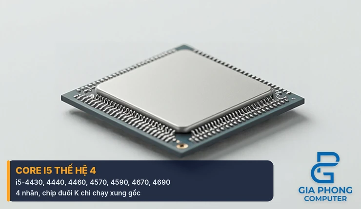 CPU Core i5 thế hệ 4 chạy trên main H81