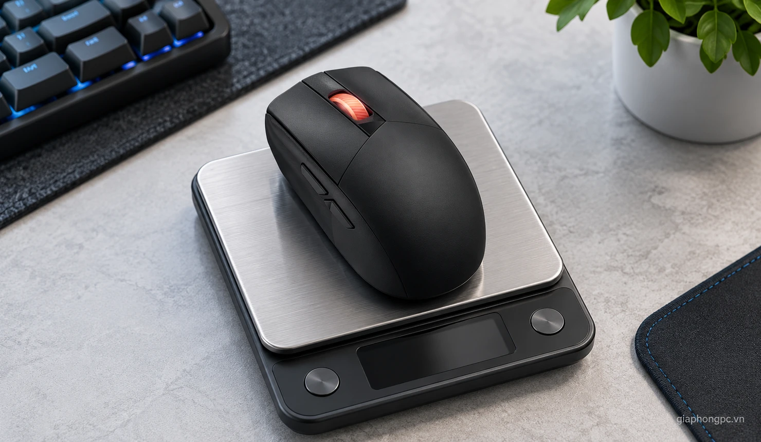 Trọng lượng chuột ROG Strix Impact III Wireless cần tính cả pin