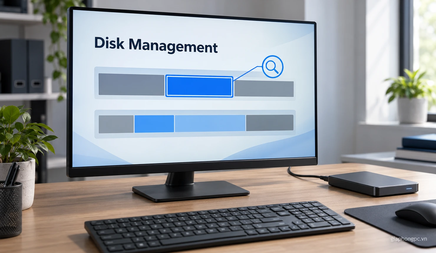 Kiểm tra ổ USB trong Disk Management