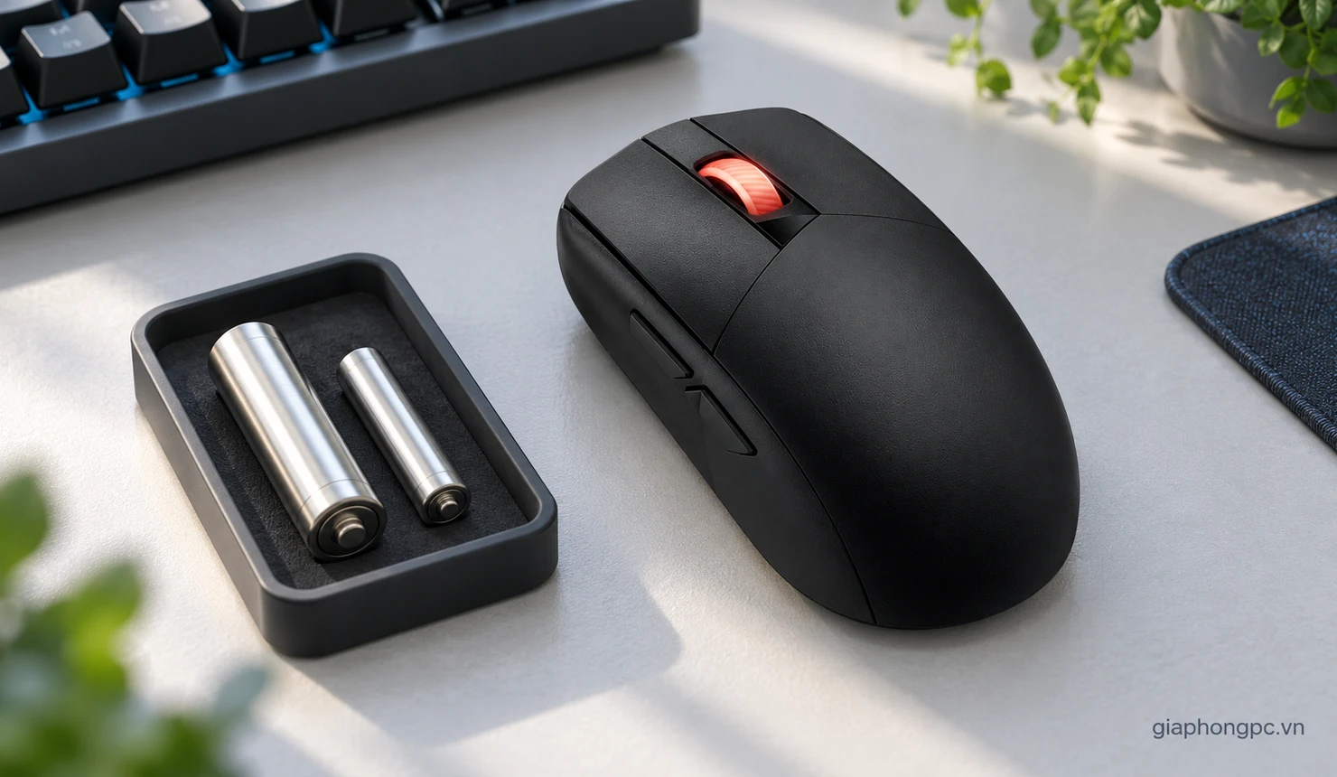 Pin thay rời AA hoặc AAA cho ROG Strix Impact III Wireless