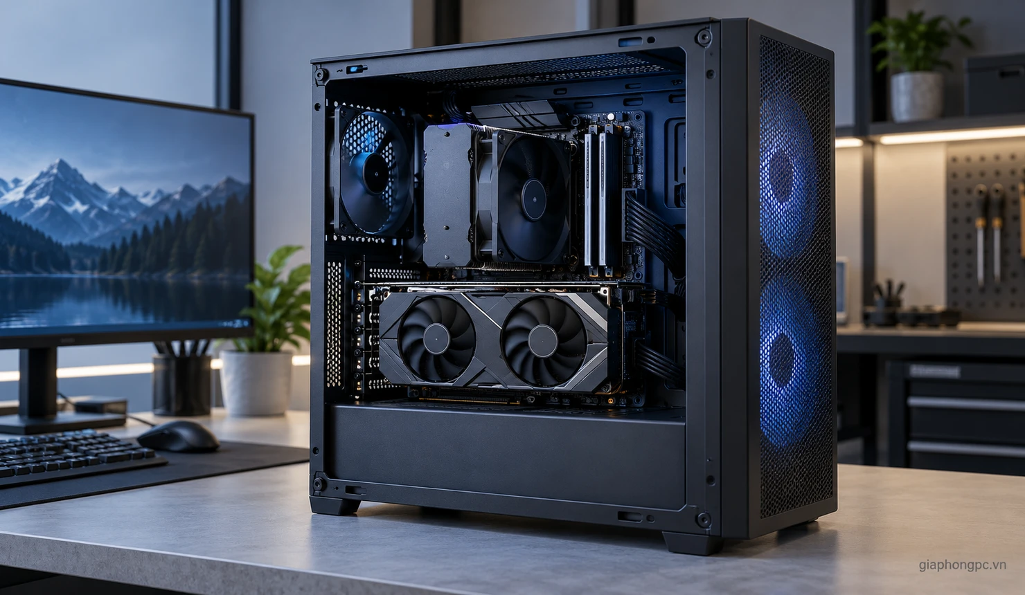 RTX 3060 ghép AMD Ryzen 5 5600 trên nền AM4