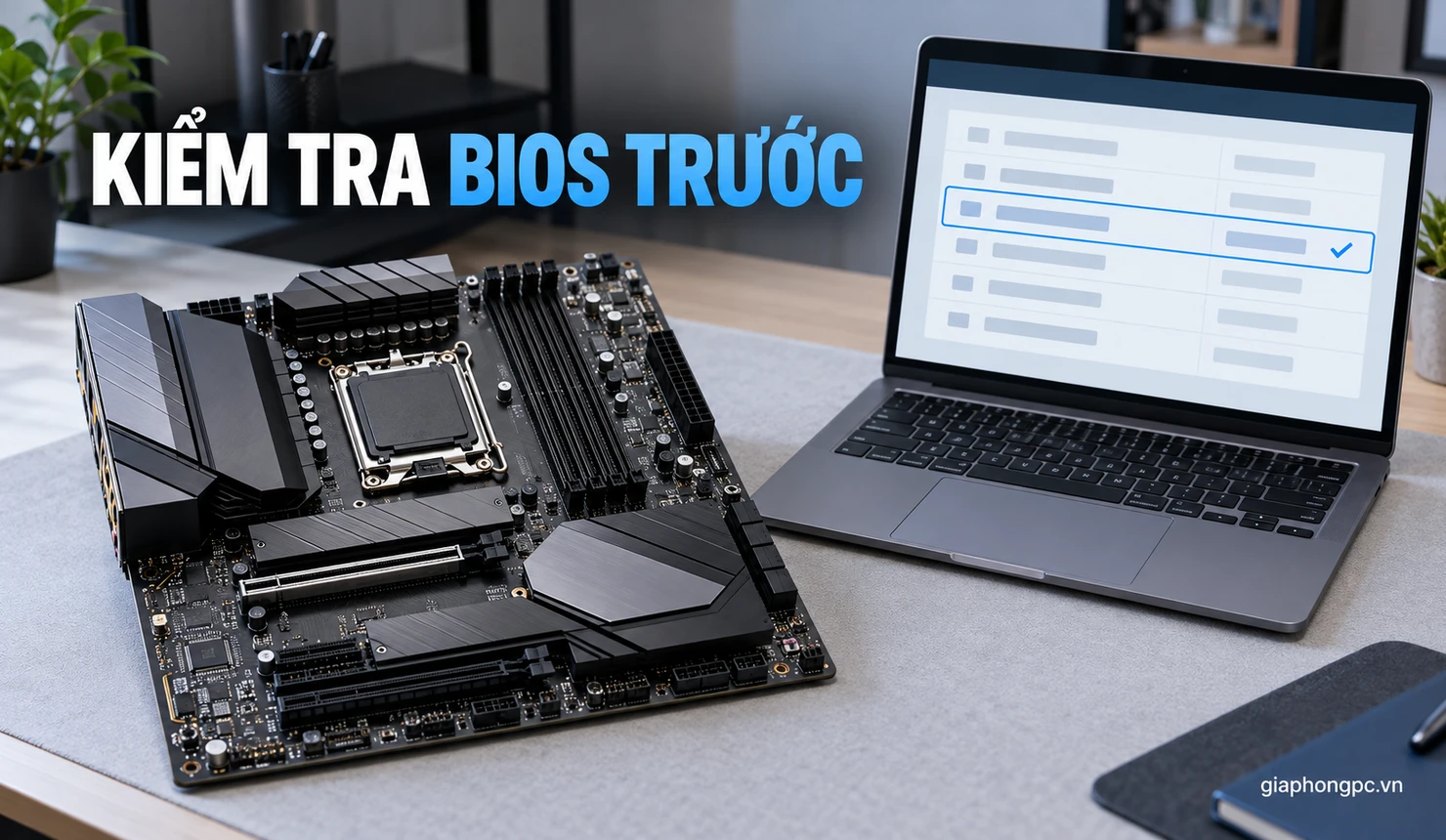 Kiểm tra BIOS hỗ trợ Ryzen 5 7500F trên main A620 hoặc B650