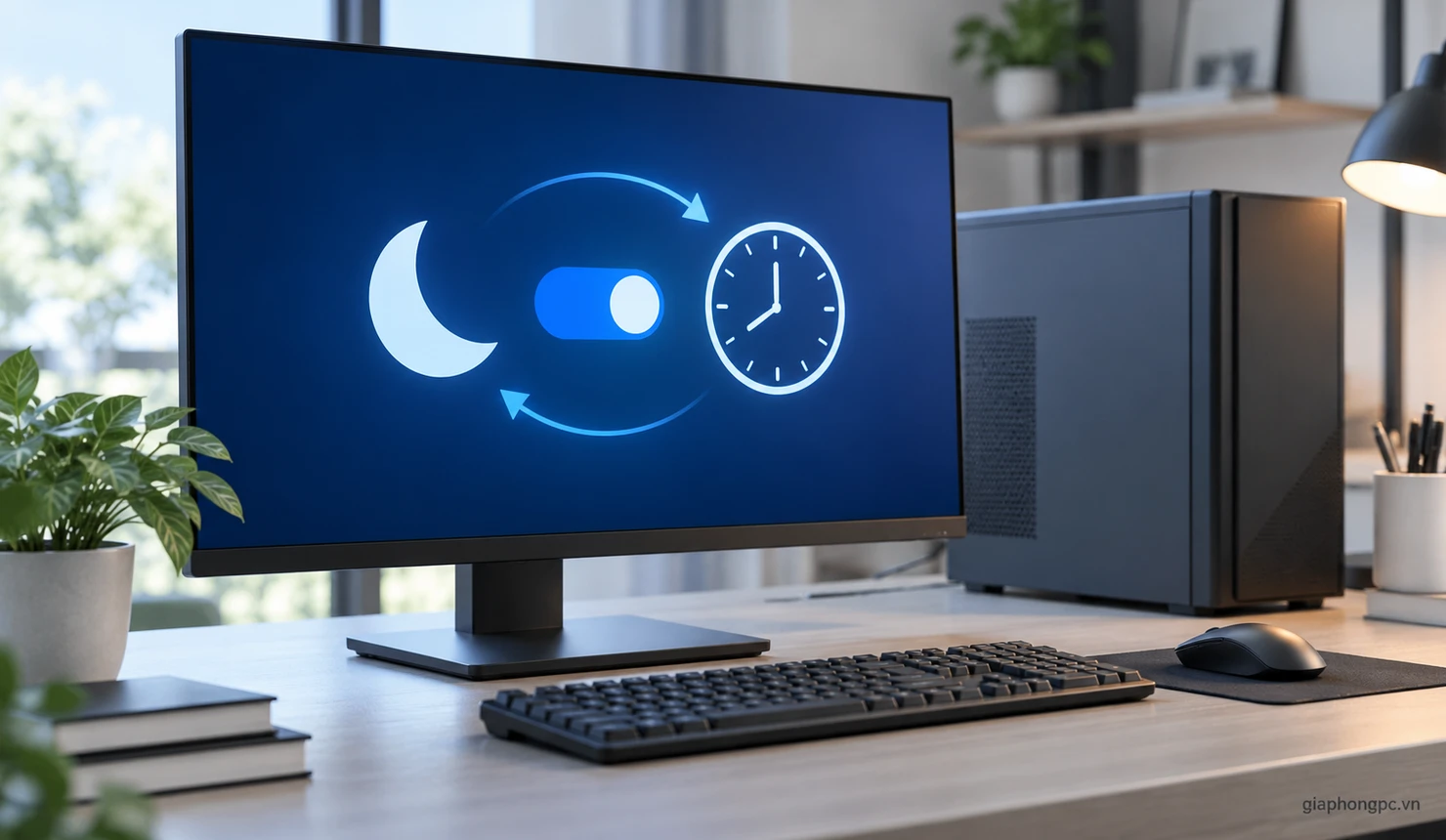 Máy tính không tắt được: tắt máy tự bật lại: kiểm tra sleep và lịch đánh thức