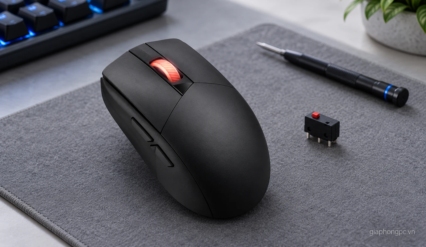 Switch chính có thể thay tương thích trên ROG Strix Impact III Wireless