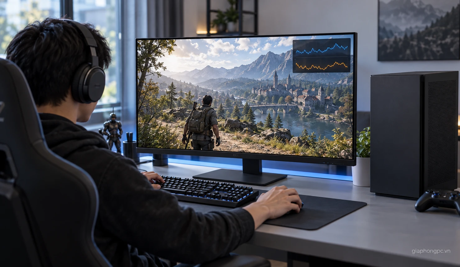 Kiểm tra nghẽn CPU và RTX 3060 khi chơi game
