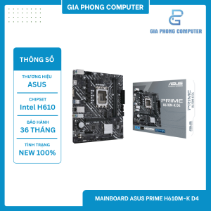 Mainboard Asus PRIME H610M-K D4-CSM