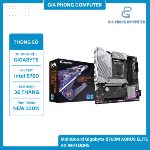 Mainboard Gigabyte B760M AORUS ELITE AX WIFI DDR5