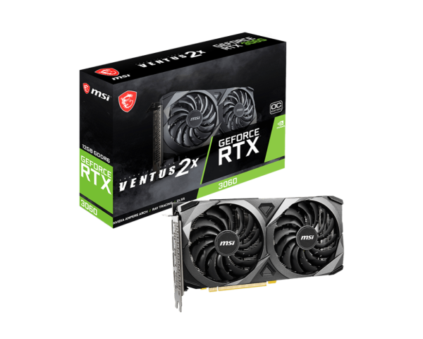 Card màn hình MSI RTX 3060 VENTUS 2X OC 12 GB
