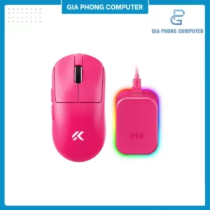 Chuột Gaming MCHOSE A7 V2 Ultra Plus Wireless - Rose Red