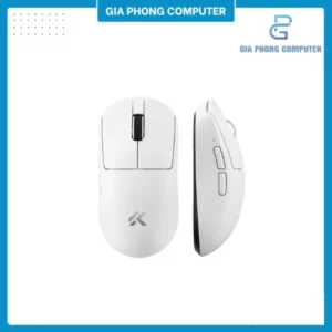 Chuột Gaming MCHOSE A7 V2 Ultra Plus Wireless - White – PAW 3950 TI, 8KHz Wired & Wireless, Tri-mode tại GiaPhong Computer