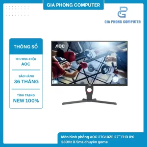 Màn hình phẳng AOC 27G10ZE 27'' FHD IPS 260Hz 0.5ms
