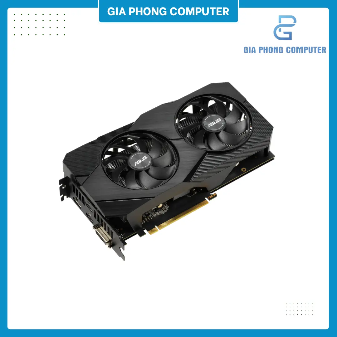 Card màn hình ASUS Dual GeForce RTX 2060 OC EVO 6GB GDDR6 Cũ