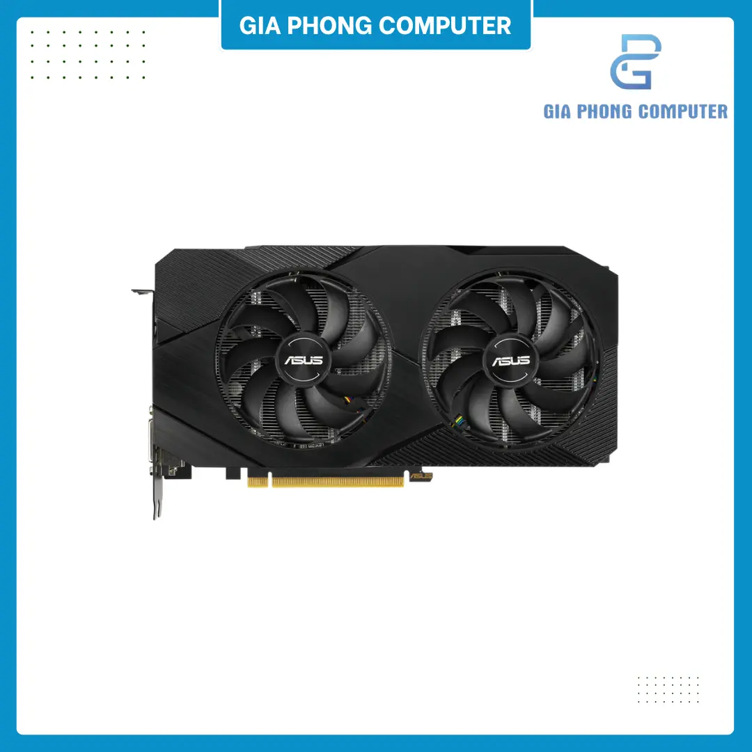 Card màn hình ASUS Dual GeForce RTX 2060 OC EVO 6GB GDDR6 Cũ