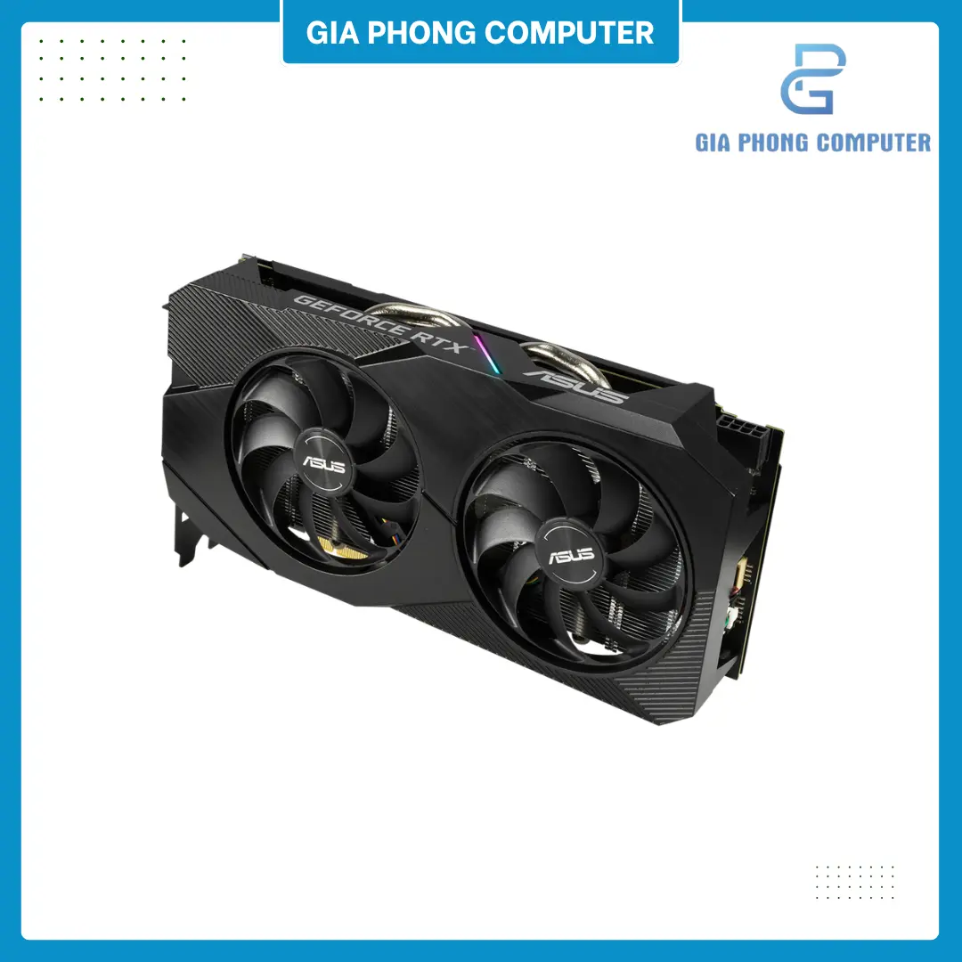 Card màn hình ASUS Dual GeForce RTX 2060 OC EVO 6GB GDDR6 Cũ
