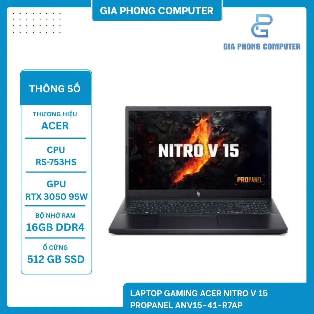 Laptop Gaming Acer Nitro V 15 ProPanel ANV15-41-R7AP