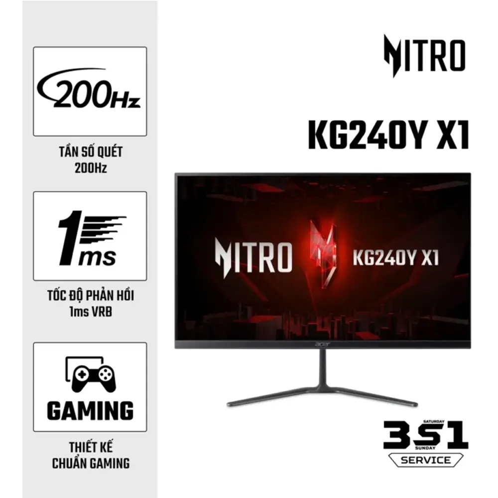 Màn Hình Acer Nitro KG240Y X1