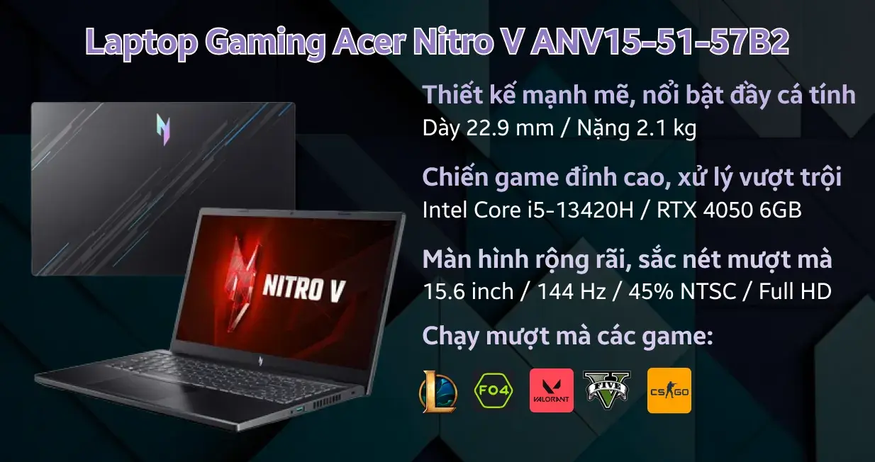 Acer Nitro V ANV15-51-57B2