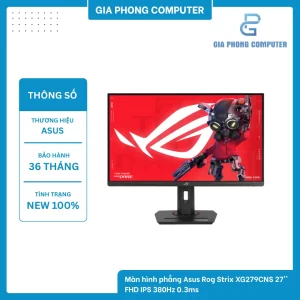 Màn hình phẳng Asus Rog Strix XG279CNS 27'' FHD IPS 380Hz 0.3ms