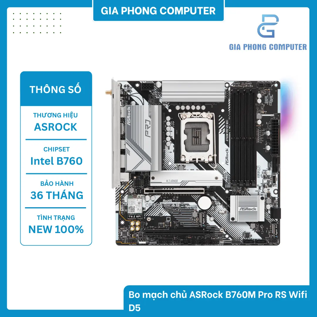 Mainboard ASRock B760M Pro RS D5