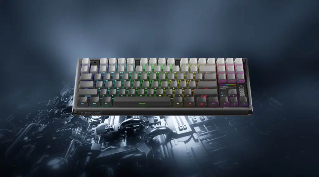 Bàn phím Machenike K600E-B87W Tri-mode RGB