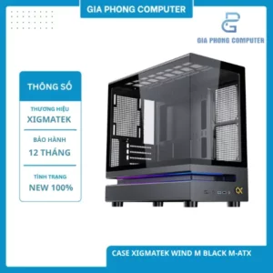 CASE XIGMATEK WIND M BLACK M-ATX