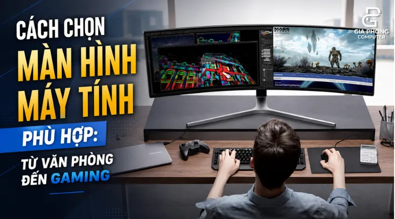 Cách Chọn Màn Hình Máy Tính Phù Hợp: Từ Văn Phòng Đến Gaming