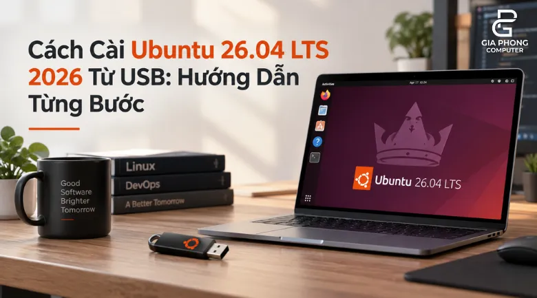 Cách Cài Ubuntu 26.04 LTS 2026 Từ USB Hướng Dẫn Từng Bước