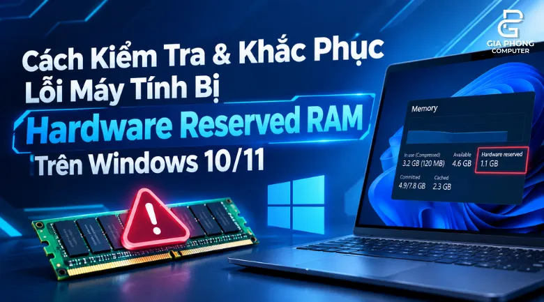 Cách Kiểm Tra & Khắc Phục Lỗi Máy Tính Bị Hardware Reserved RAM Trên Windows 1011