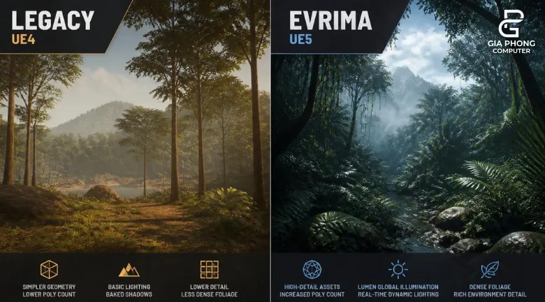 1. Vì sao thông số Steam ghi là "hàng cũ" — Legacy khác Evrima một trời một vực