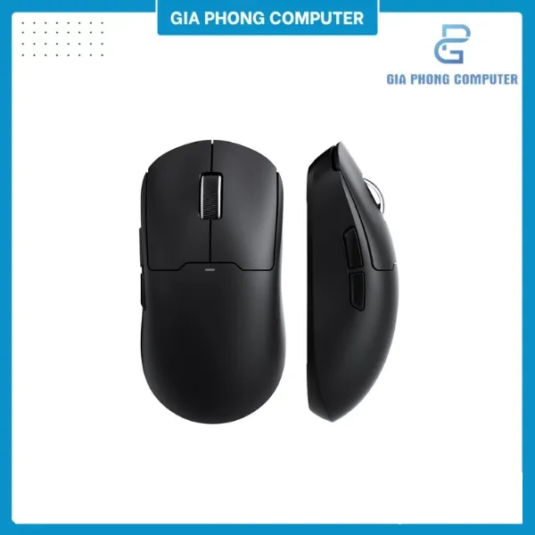 Chuột Gaming MCHOSE A5 V3 Ultra Black – PAW 3395, 8KHz Wired, 4KHz Wireless tại GiaPhong Computer