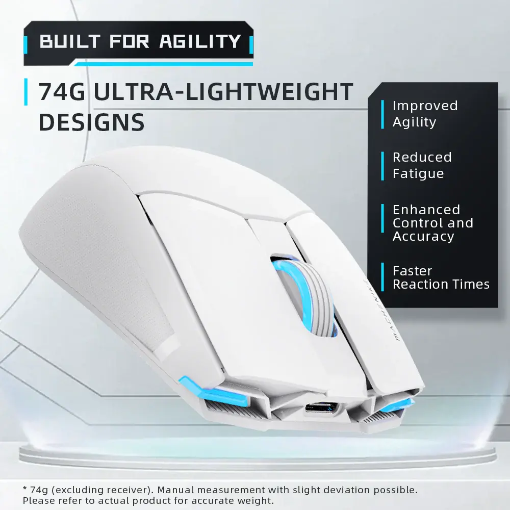 Chuột Machenike M7 Pro Wired Trắng