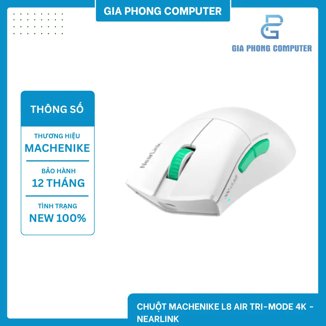 Chuột Machenike L8 Air Tri-mode 4K - Nearlink