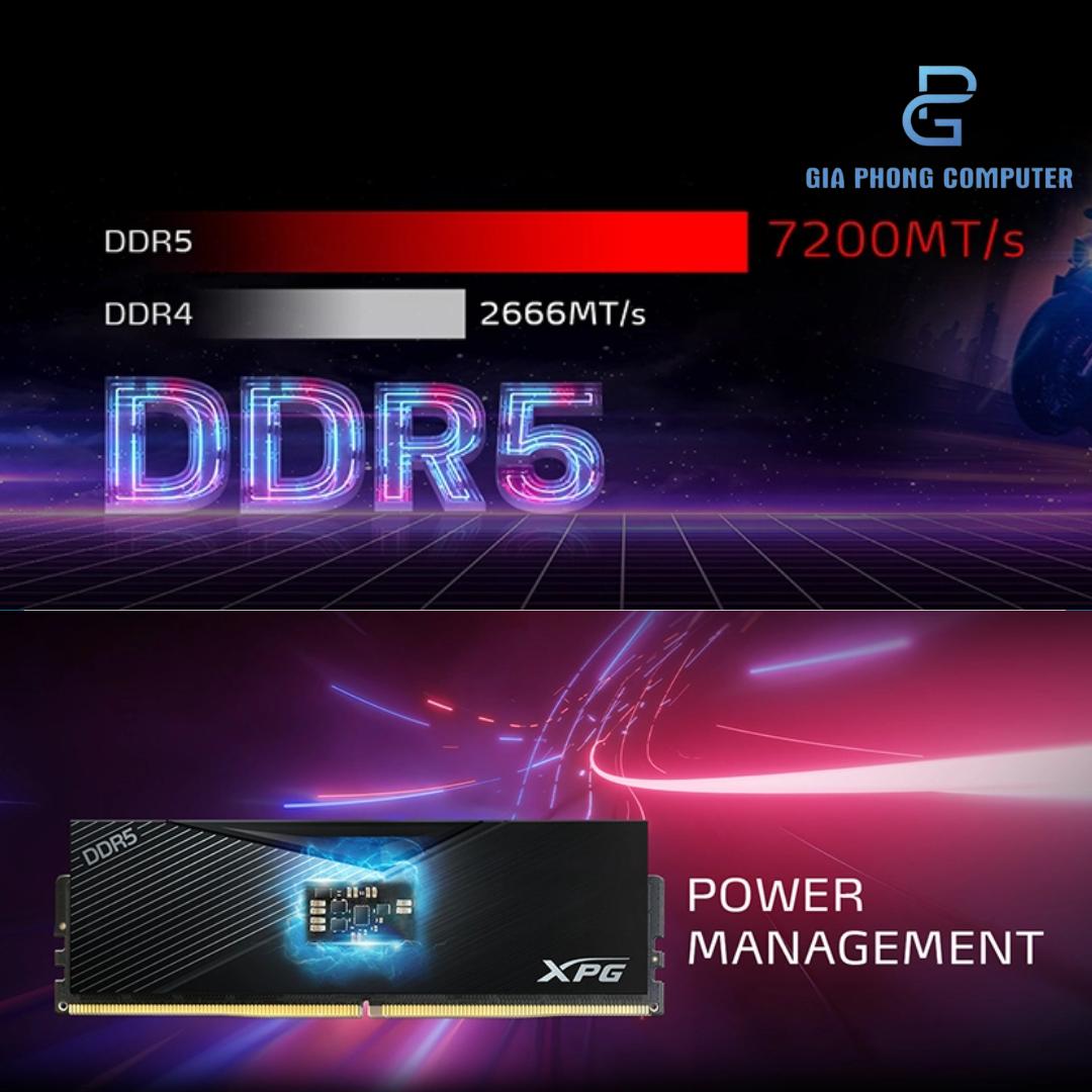 Ram DDR5 16G Bus 6000 ADATA XPG Lancer Blade CL36 RGB