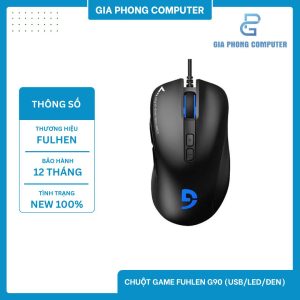 Chuột Fuhlen G90 Black - Chính hãng,  lựa chọn đỉnh cao cho game thủ