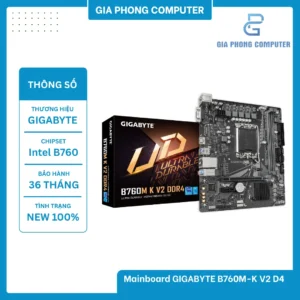 Mainboard GIGABYTE B760M-K V2 D4