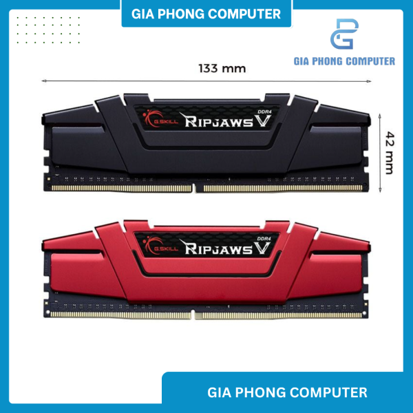 RAM DR4 16GB BUSS 3200 GSKIL RIPJAWS V TẢN NHIỆT