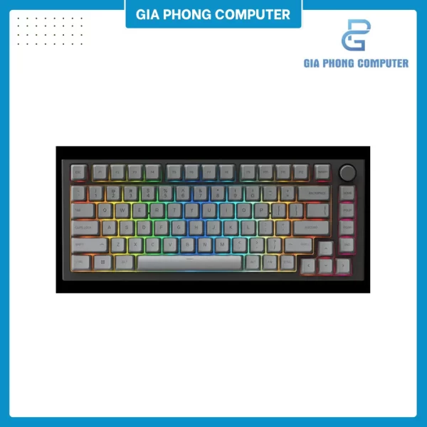 Bàn phím cơ Glorious GMMK PRO Black Slate 75% Pre-Built Glorious Fox Switch