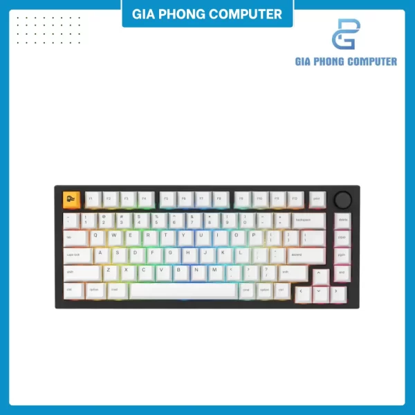 Bàn phím cơ Glorious GMMK PRO Black Slate 75% Pre-Built Glorious Fox Switch