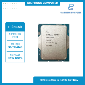 CPU Intel Core i5-13400 Tray New