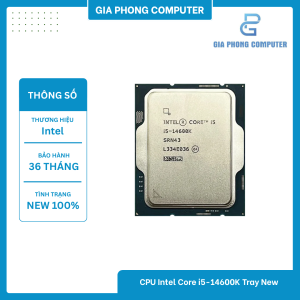 CPU Intel Core i5-14600K Tray New