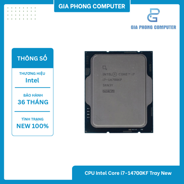 CPU Intel Core i7-14700KF Tray New