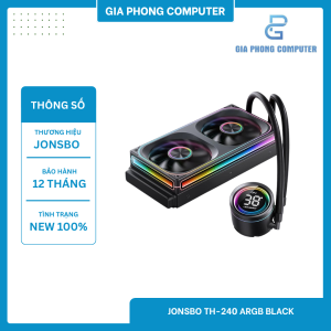 Tản nhiệt AIO JONSBO TH-240 ARGB BLACK