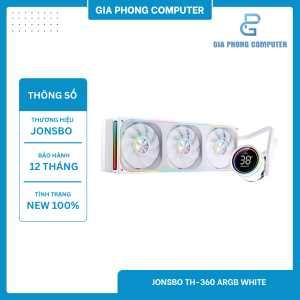 Tản nhiệt AIO JONSBO TH-360 ARGB WHITE